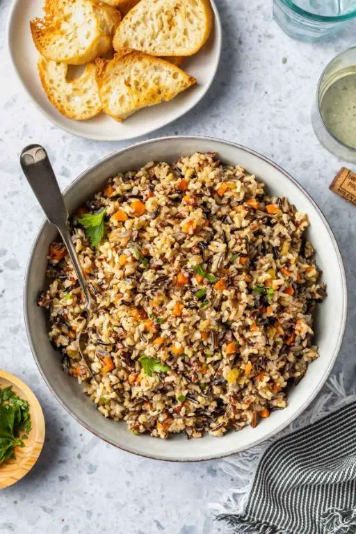 Gluten Free Wild Rice Pilaf