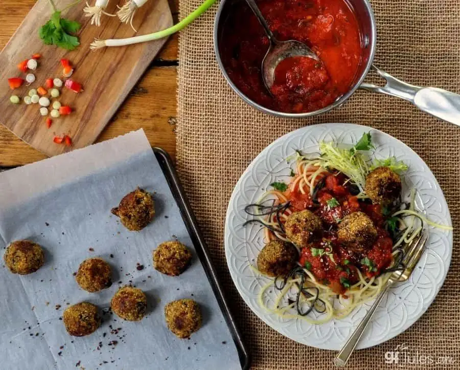 Gluten-Free Almond Flour Vegetarian Meatballs