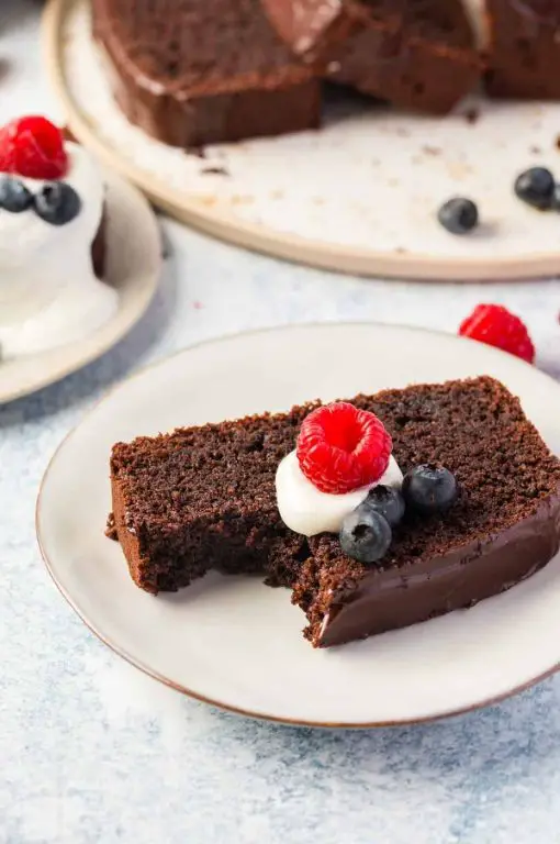 Gluten-Free Chocolate Pound Cake with Almond Flour