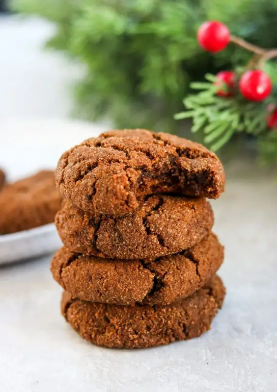 Gluten-Free Ginger Snap Cookies with Almond Flour