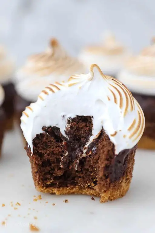 Gluten-Free Smores Cupcakes with Almond Flour