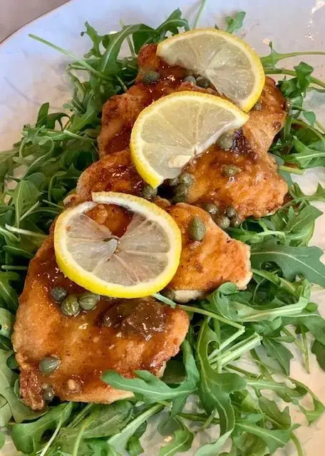 Goat Cheese Chicken Piccata