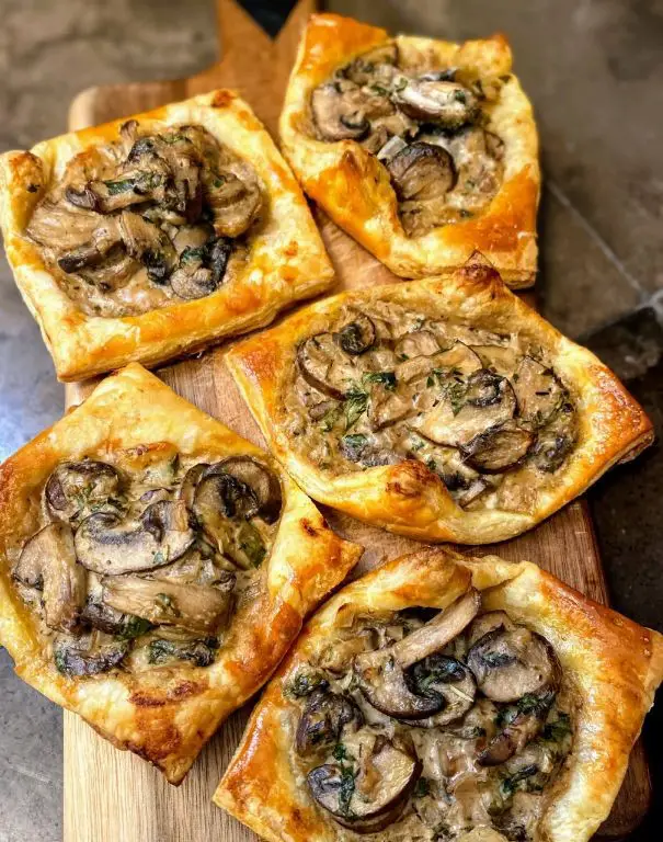 Goat Cheese and Mushroom Tartlets
