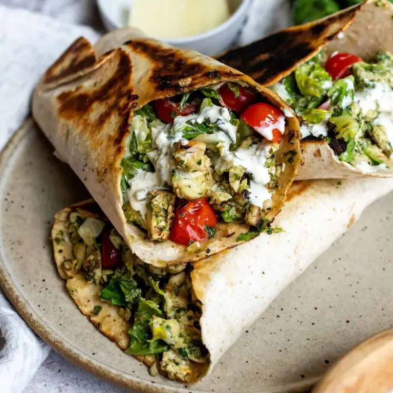 Goat Cheese and Pesto Chicken Wraps