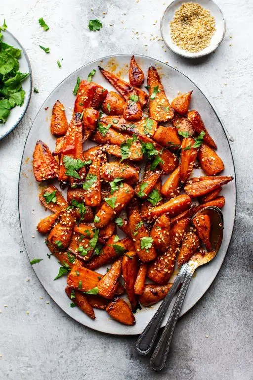 Gochujang Honey Glazed Carrots