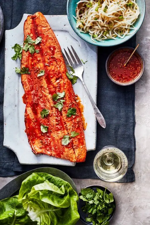 Gochujang Marinated Grilled Salmon