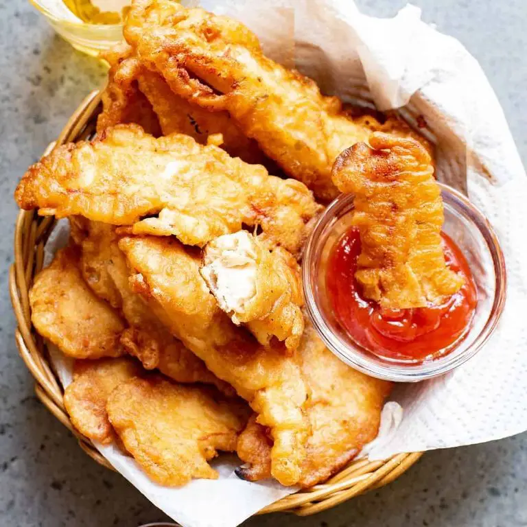 Golden Beer Battered Chicken Tenders