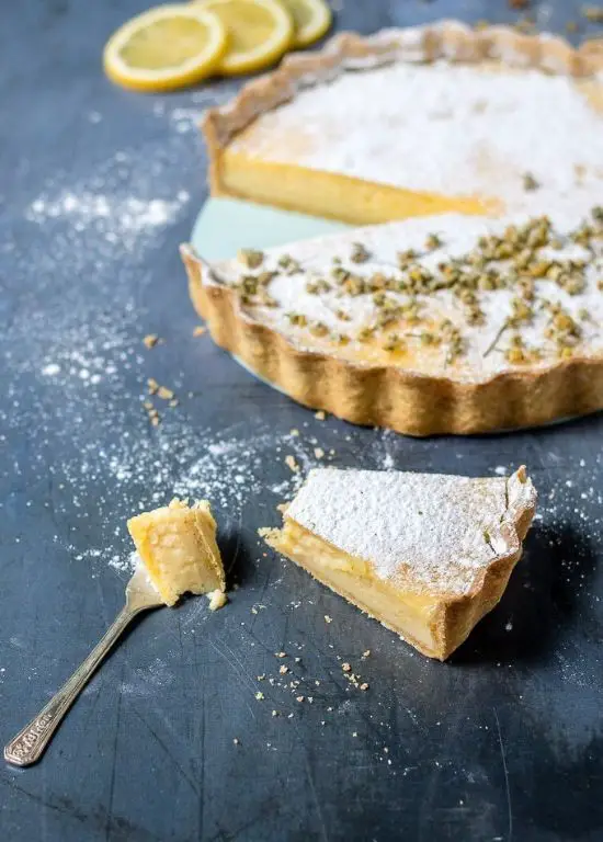 Golden Chamomile Infused Custard