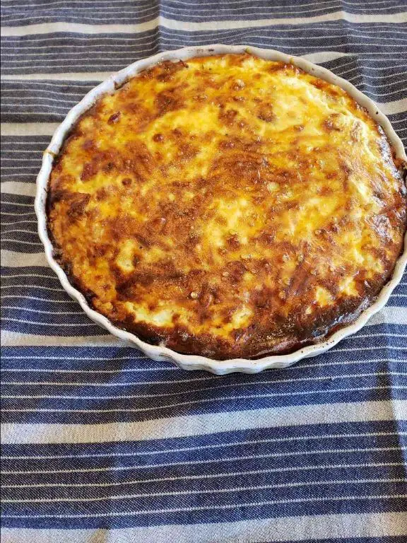 Golden Delicious Apple and Bacon Quiche