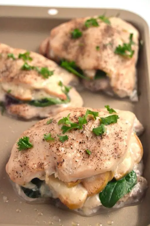 Golden Delicious Apple and Cranberry Stuffed Chicken