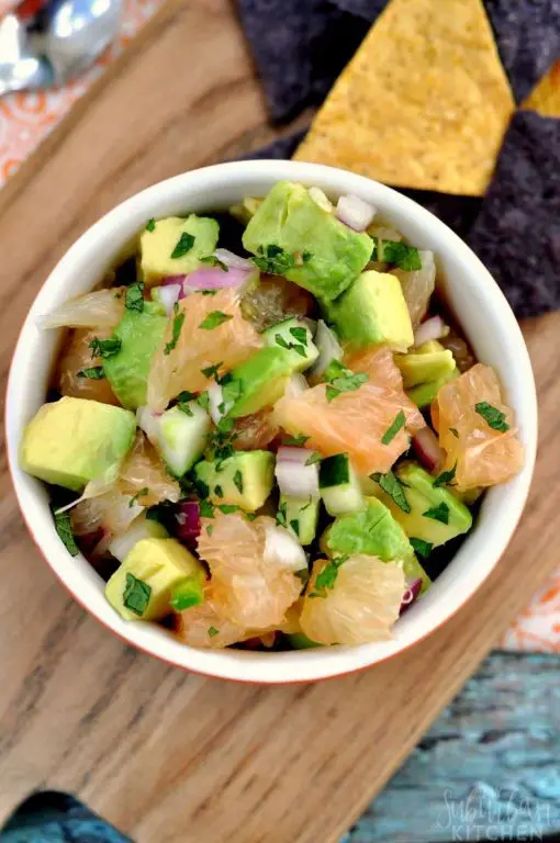 Grapefruit and Avocado Salsa