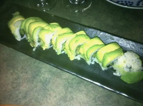 Grasshopper and Avocado Sushi Rolls