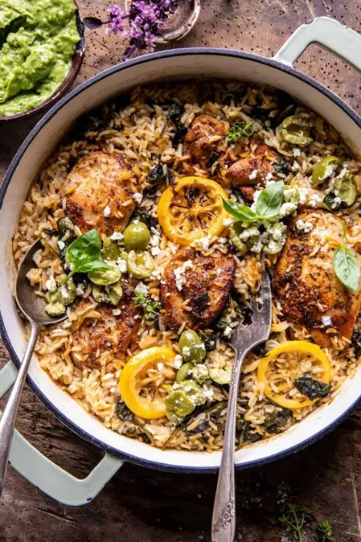 Greek Lemon Chicken and Rice