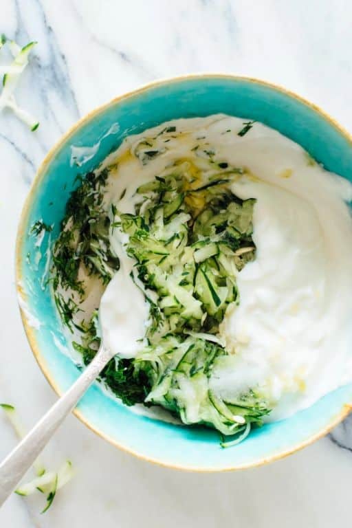 Greek Yogurt Cucumber Dip with Fresh Dill