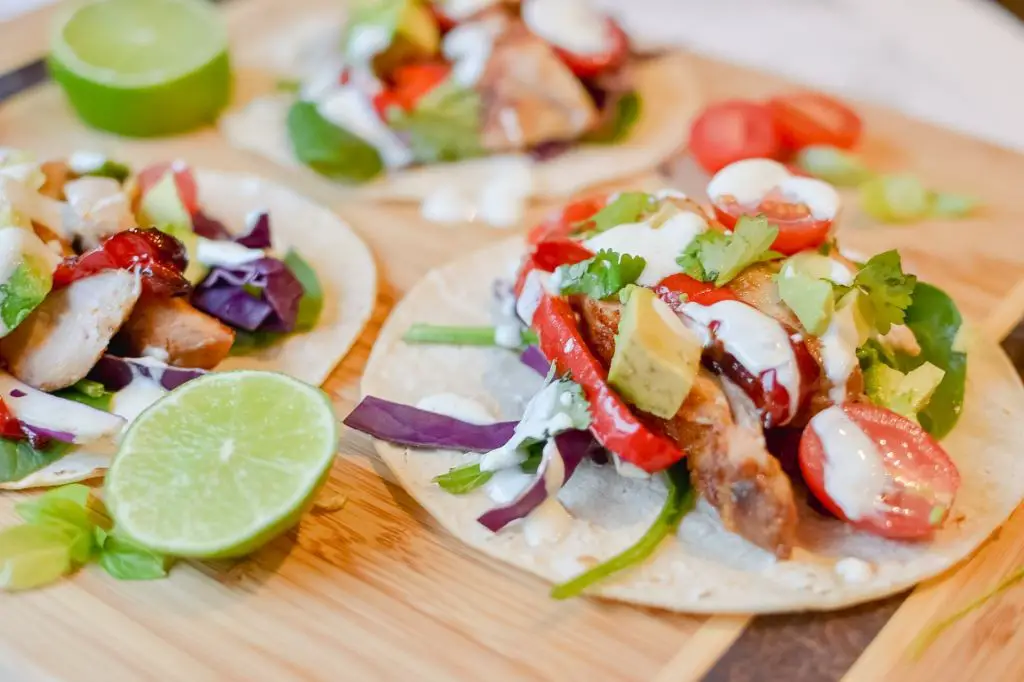 Greek Yogurt Shredded Chicken Tacos