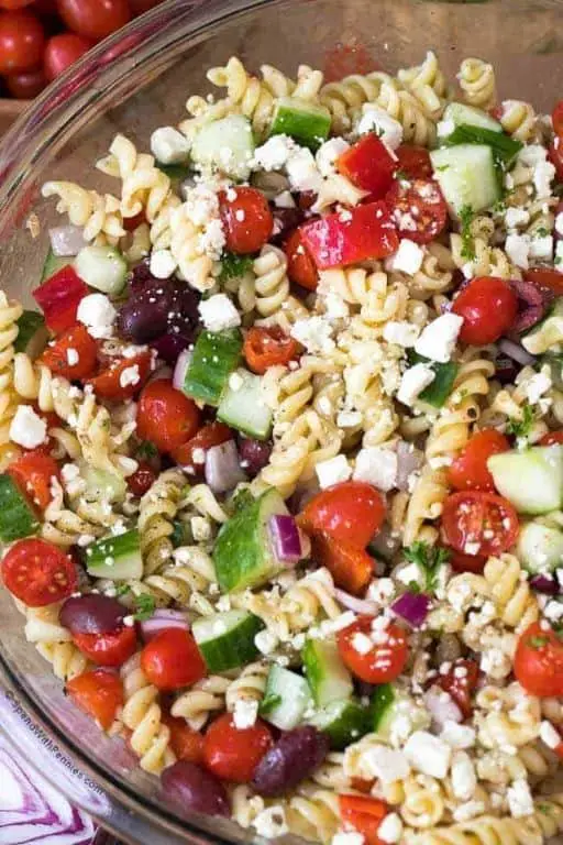 Greek-Inspired Macaroni Salad
