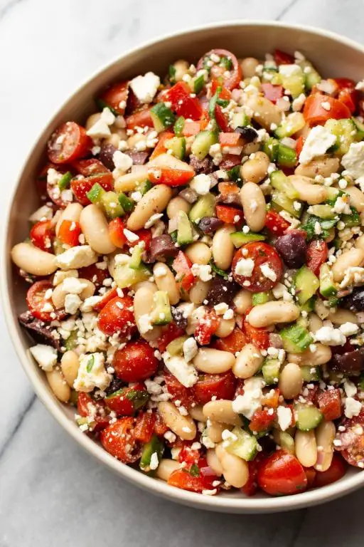 Greek-Style Cannellini Bean Salad