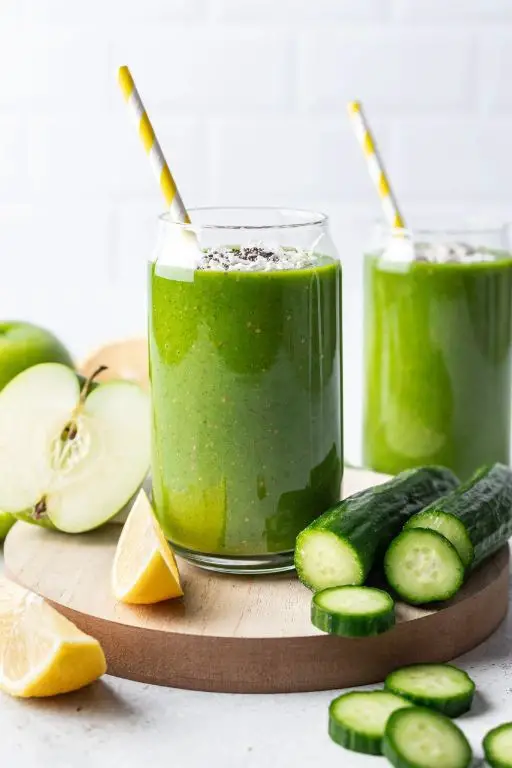 Green Apple Smoothie with Spinach