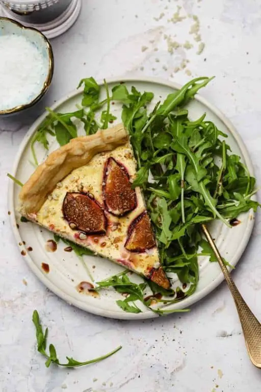 Green Fig and Goat Cheese Tart