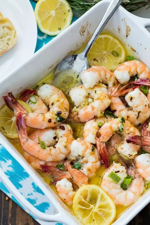 Green Onion and Garlic Butter Shrimp