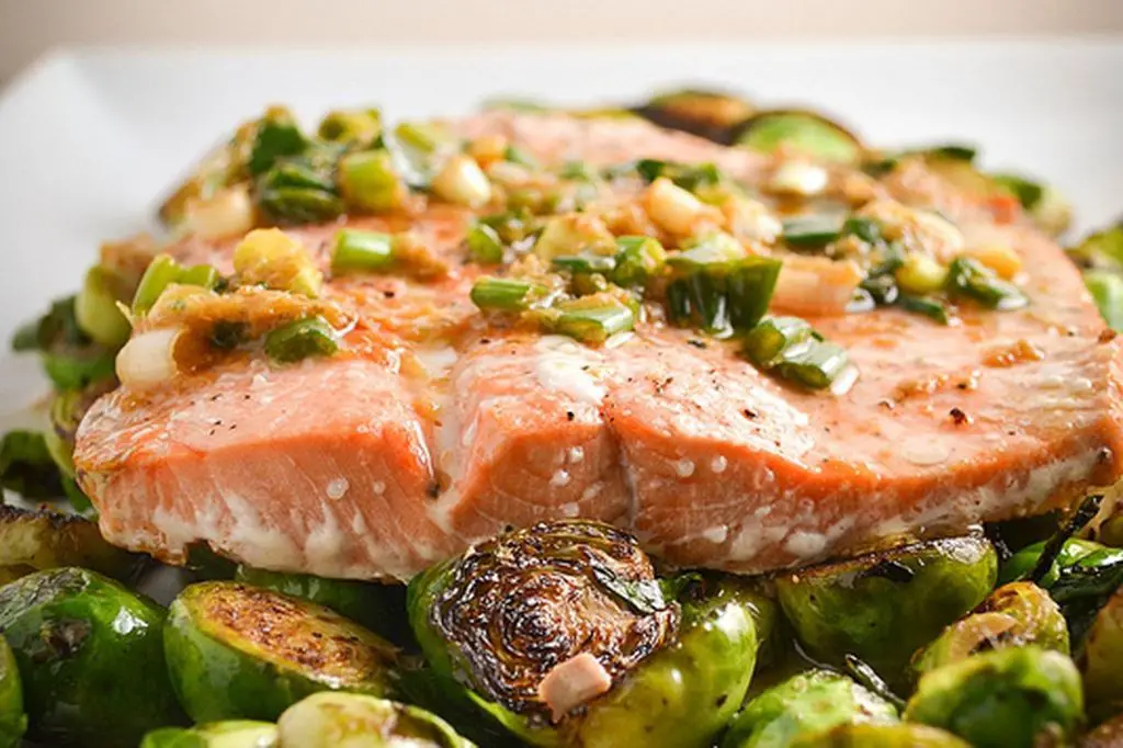 Green Onion and Ginger Grilled Salmon
