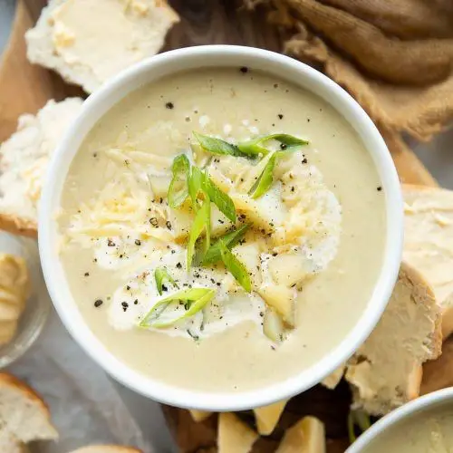 Green Onion and Potato Soup