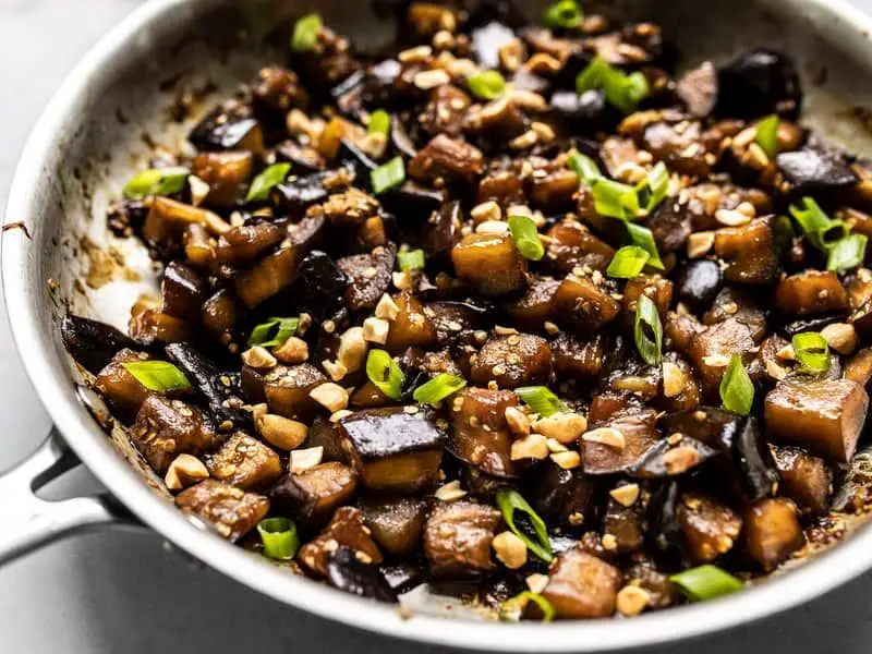Green Onion and Soy Glazed Eggplant
