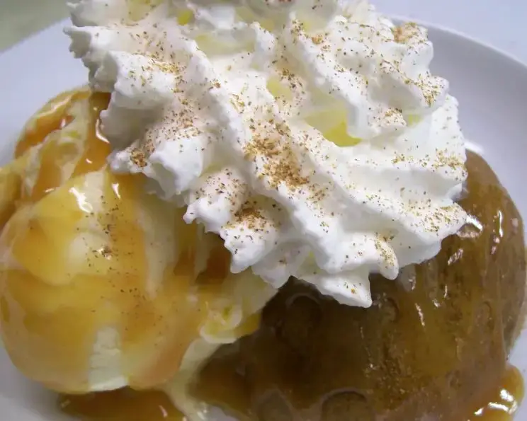 Grilled Asian Pear with Vanilla Ice Cream