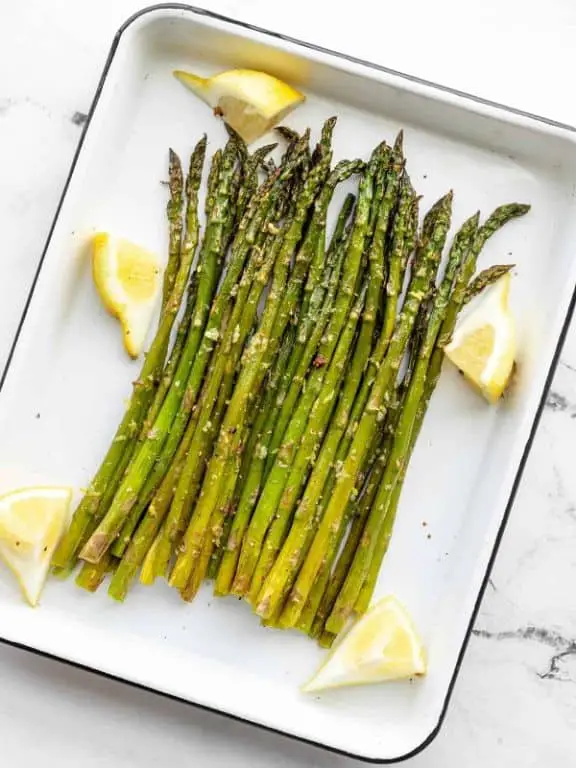 Grilled Asparagus with Lemon and Garlic