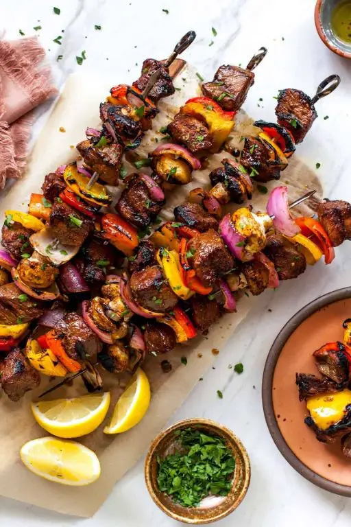 Grilled Beef Kabobs