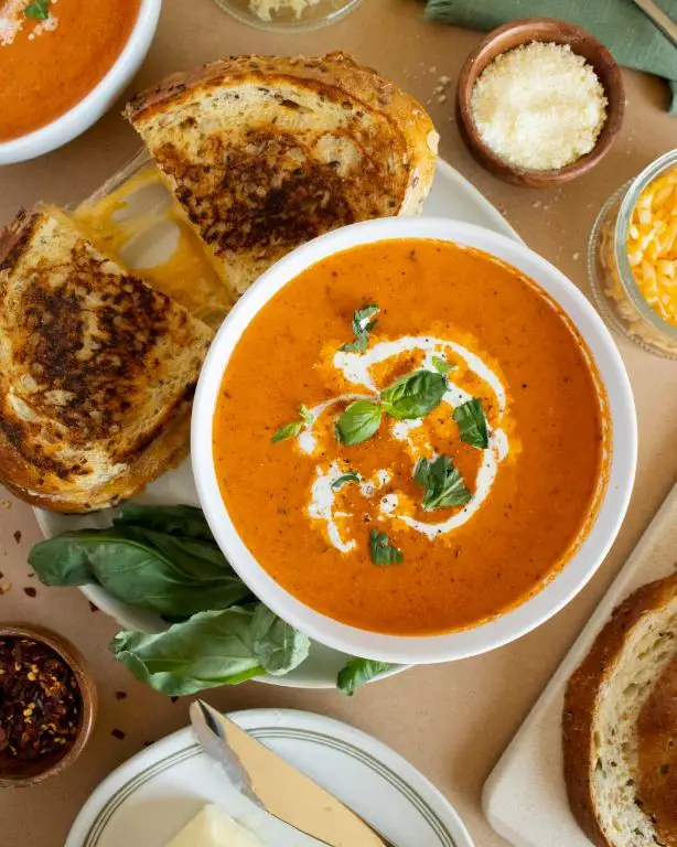 Grilled Cheese with Tomato Soup