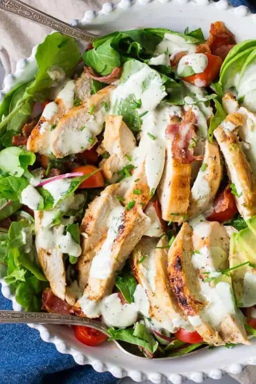 Grilled Chicken Ranch Salad
