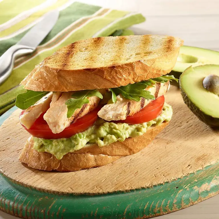 Grilled Chicken and Avocado Sandwich
