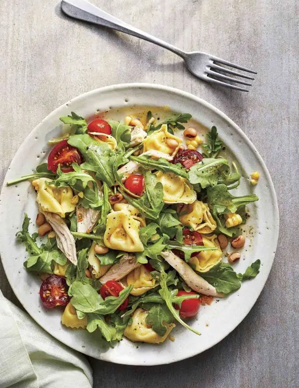 Grilled Chicken and Tortellini Salad