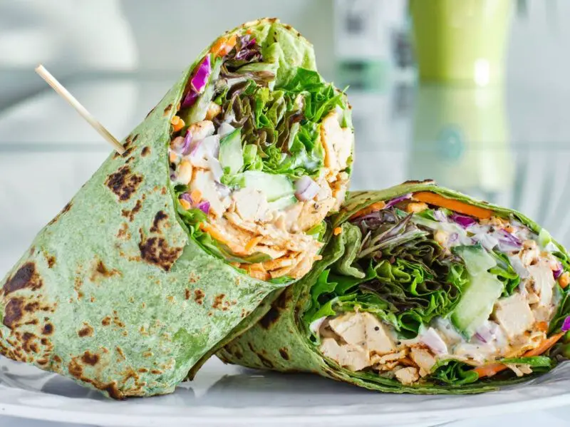 Grilled Chicken and Veggie Wrap