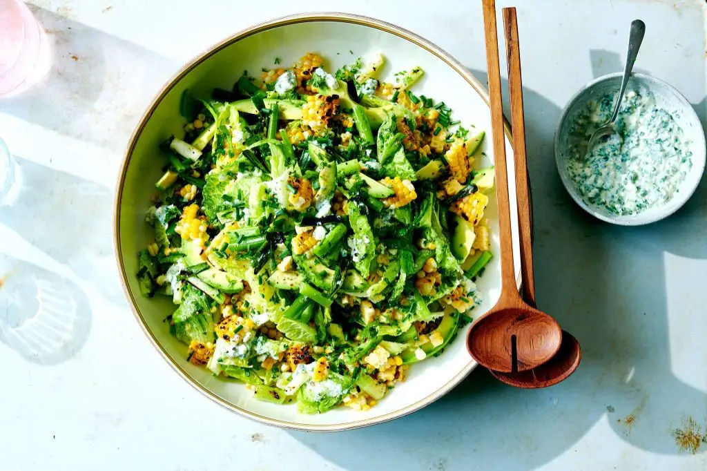 Grilled Corn and Avocado Salad