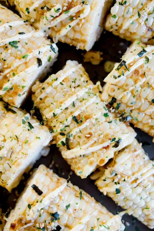 Grilled Corn on the Cob with Kewpie Mayo and Furikake
