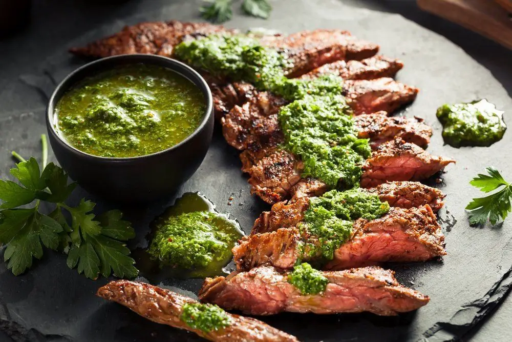 Grilled Guinea Pig with Chimichurri Sauce