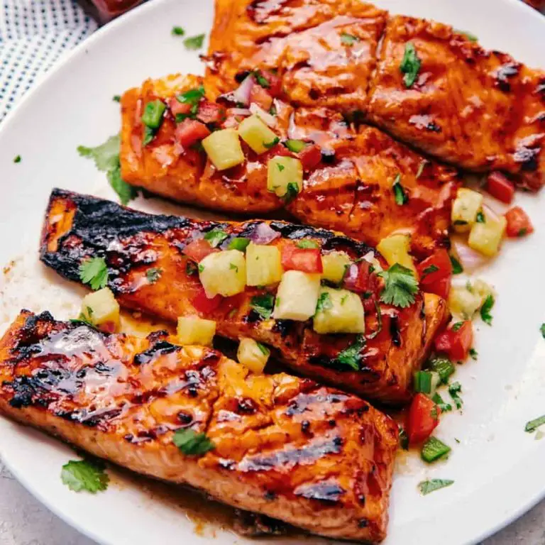 Grilled Hawaiian BBQ Salmon