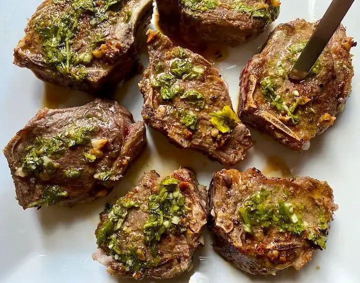Grilled Oregano Lamb Chops