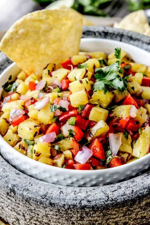 Grilled Pineapple Salsa
