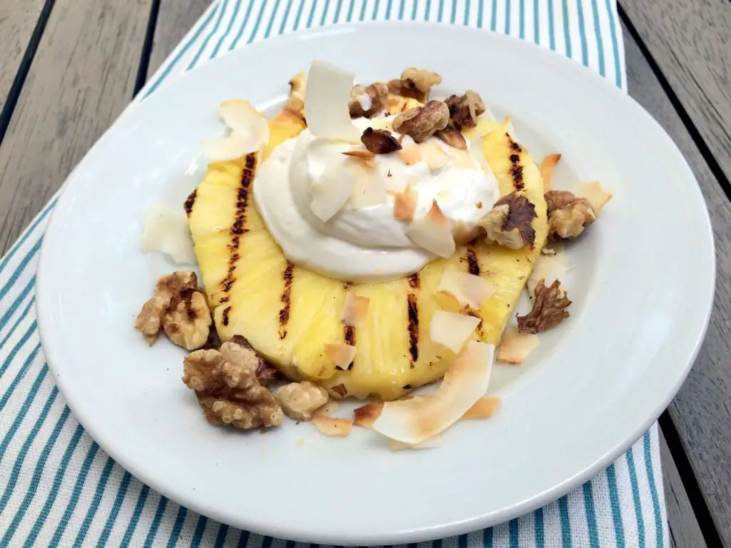 Grilled Pineapple with Coconut Yogurt