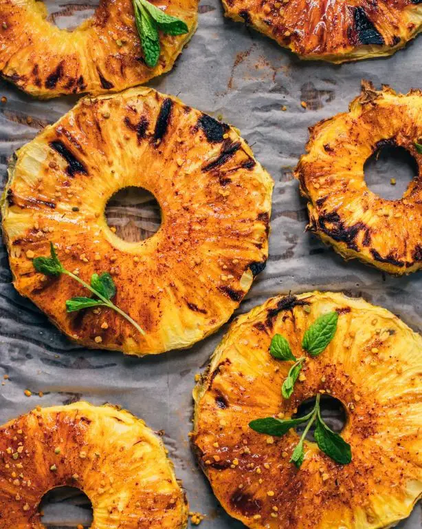 Grilled Pineapple with Honey Glaze