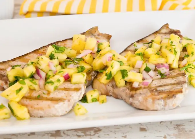 Grilled Polynesian Swordfish