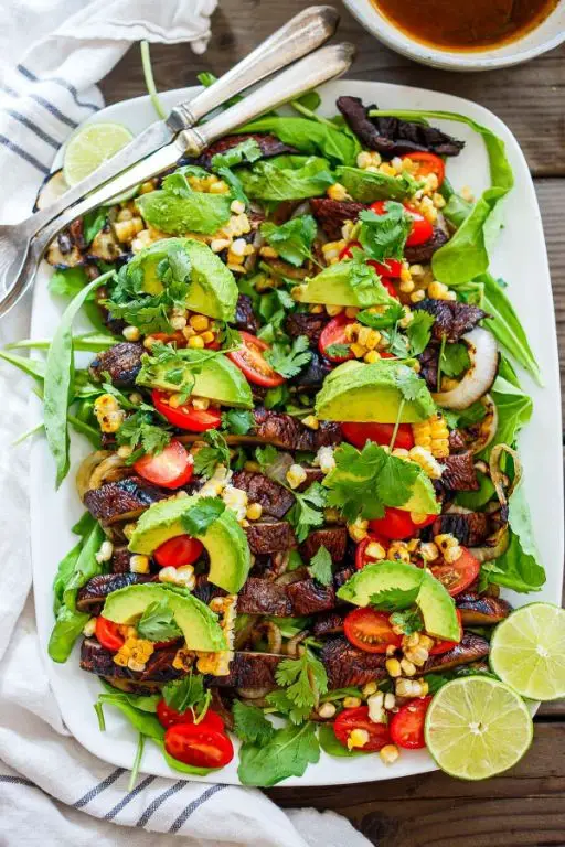 Grilled Portobello BBQ Salad