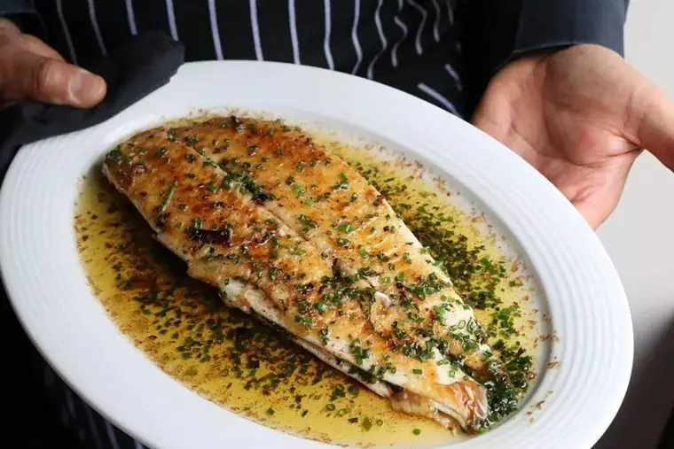 Grilled Salmon with a Light Bordelaise Drizzle