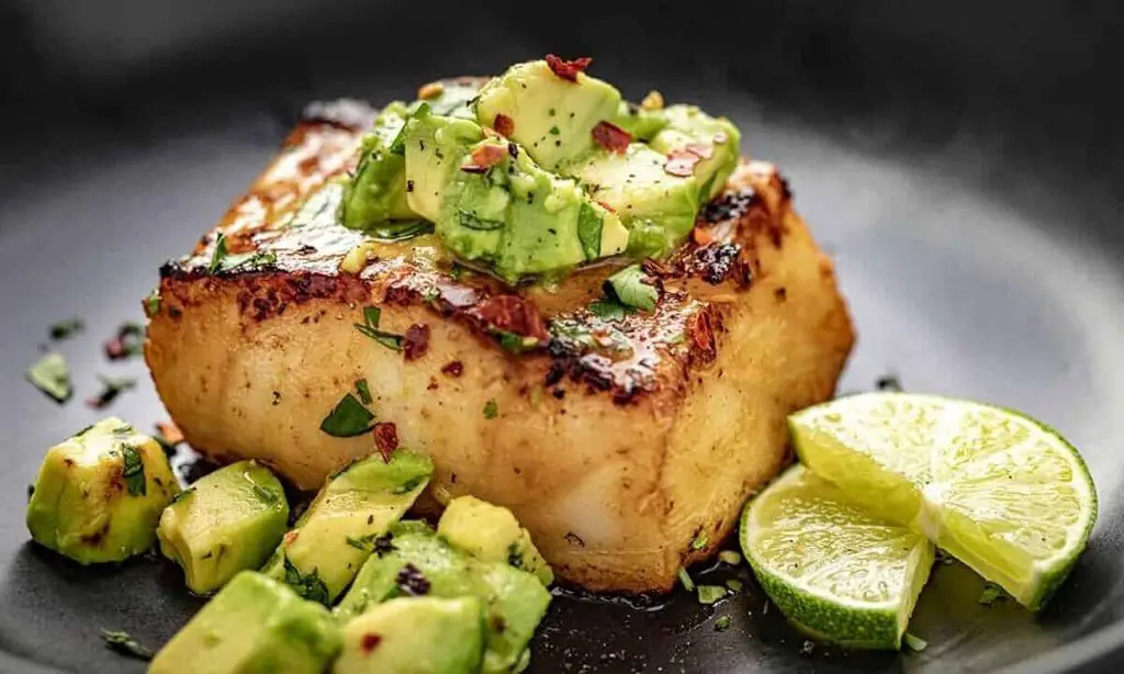 Grilled Sea Bass with Avocado Salsa
