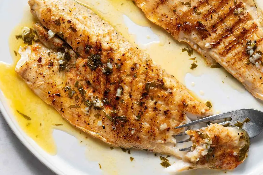 Grilled Sea Bass with Garlic and Rosemary
