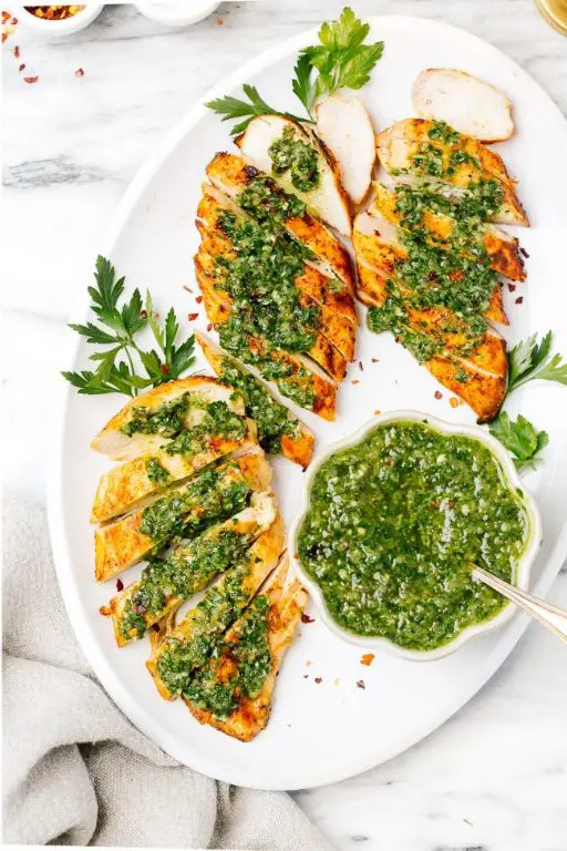 Grilled Spring Chicken with Chimichurri