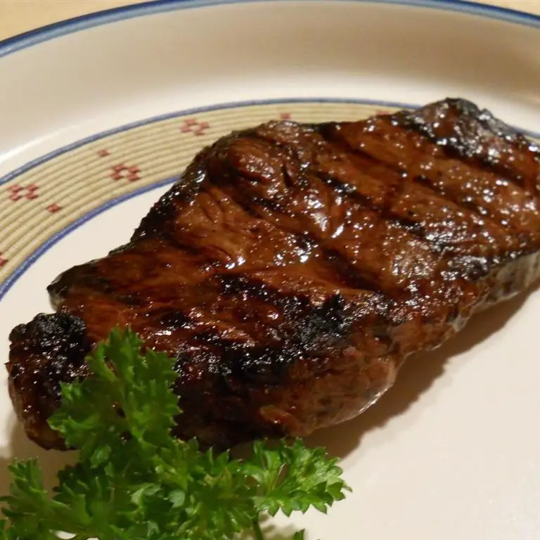 Grilled Steak with Worcestershire Marinade